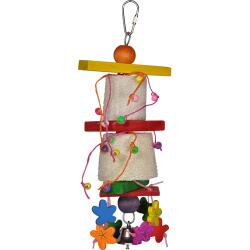 Bird Toy Barrels Multi Color 27Cm