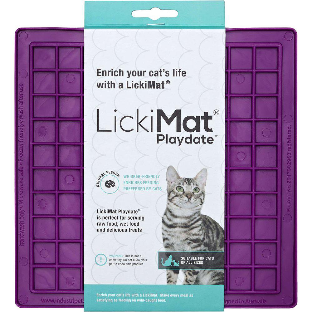 Lickimat Cat Playdate Lilla 20X20Cm