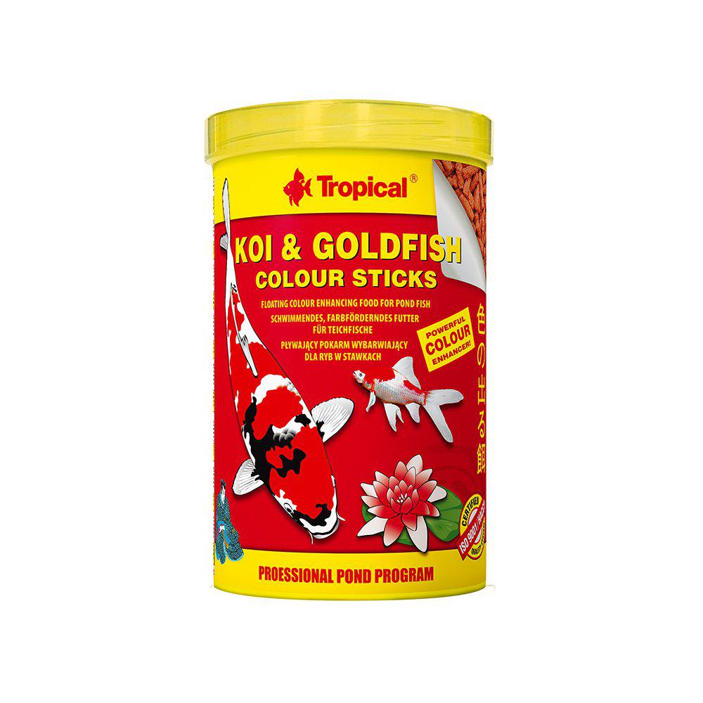 Tropical Koi & Goldfish Colour Sticks 1000Ml/85G