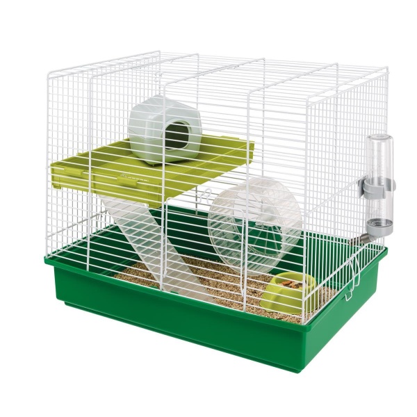 Hamsterbur Duo hvit Bianca 49x29x38 cm