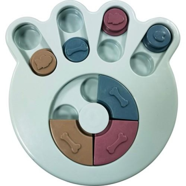 Companion Pet Puzzle Aktivitetsleke til hund - Paw Shape