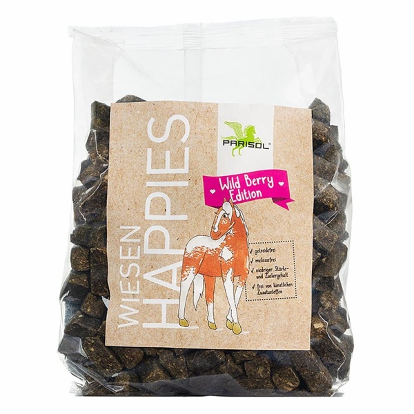 PARISOL Happies Hestesnacks Villbær/Urter 1kg