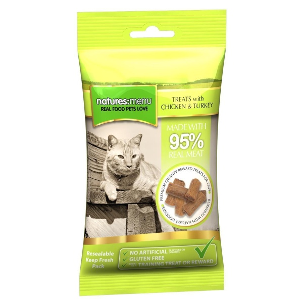 Meaty Treats Kylling Og Kalkun 60 G