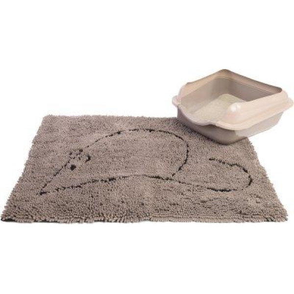 Dgs Cat Litter Matte kattetoalett 88X66Cm Grå