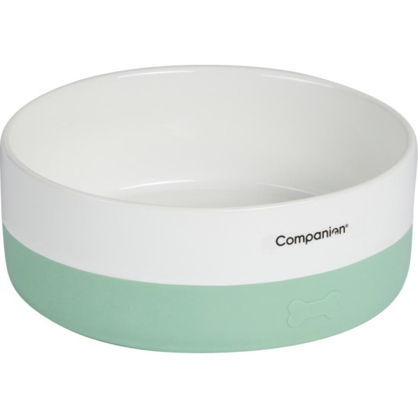 Companion Ceramic Feeding Bowl With Silicon - Lichen 1,8L