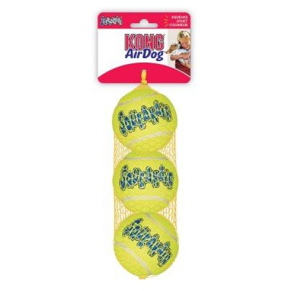 Kong Airdog Squeaker Tennisboll 3Pack M7Cm