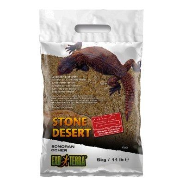 Stone Dessert Ockra5Kg Gravesubstrat Exoterra