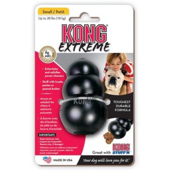 Kong Extreme Svart S 8X5Cm