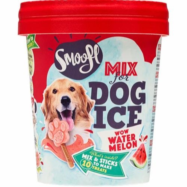 Smoofl hundeis mix vannmelon