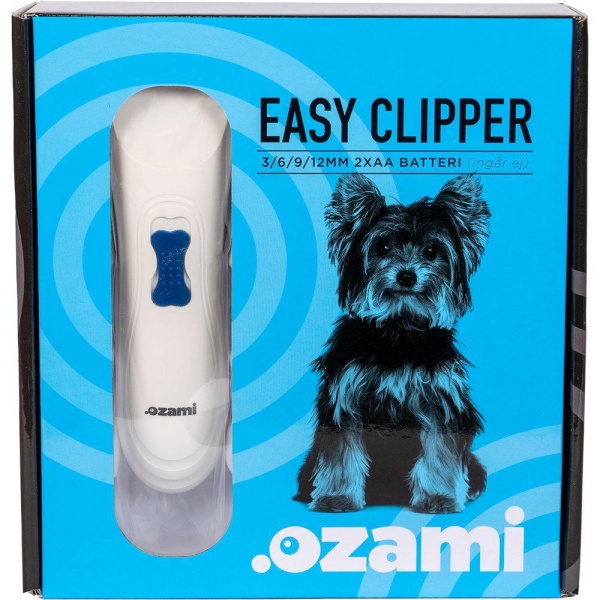 Klippemaskin Easy Clipper Ozami 3/6/9/12Mm 2Xaa Batteri inngår ikke