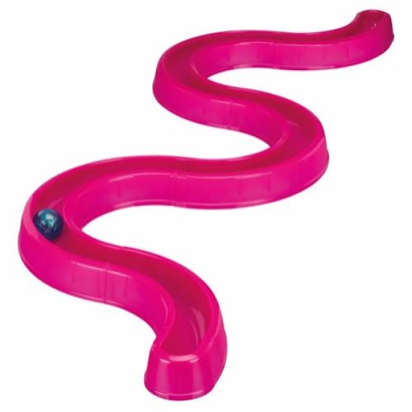 Aktivitetsleke til katt Flashing Ball Race, 65 × 31 Cm, Pink - Bilde 2