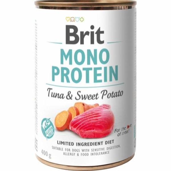 Brit Mono Protein Tuna & Sweet Potato 400 G