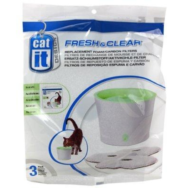 Kolfilter Till 3L Fresh & Clear 3St Catit '785.0440'