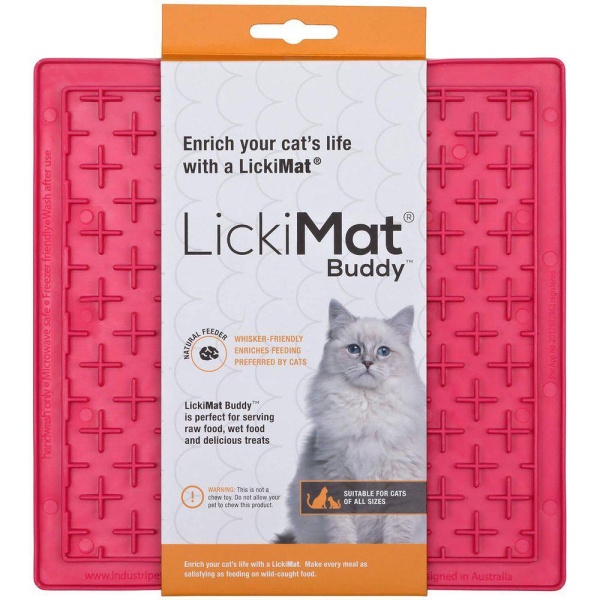 Lickimat Cat Buddy Rosa 20X20