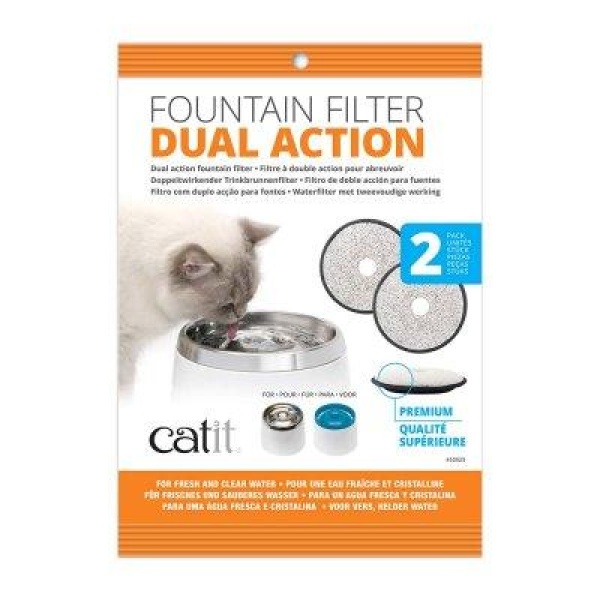 Filter til Catit Premium vannfontene 2 stk