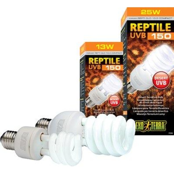 Reptile UVB 150 Lysrørlampe 25W E27 Exoterra