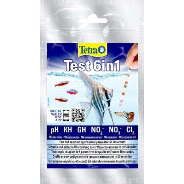 Test-strips akvarium 6i1 10 tester