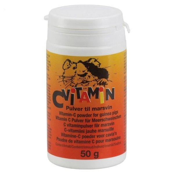 C-vitamin pulver til gnagere 50 g.