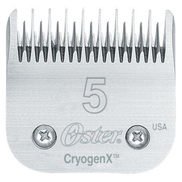 Oster skjær nr. 5. etterlater 6,3 mm