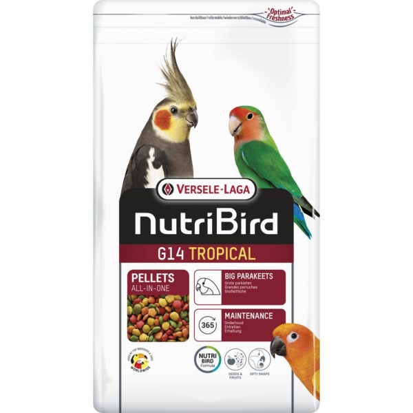 Nutribird G14 1Kg Tropical Underhåll