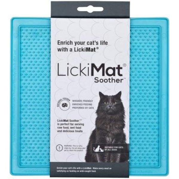 Lickimat Cat Soother Lyseblå 20X20Cm