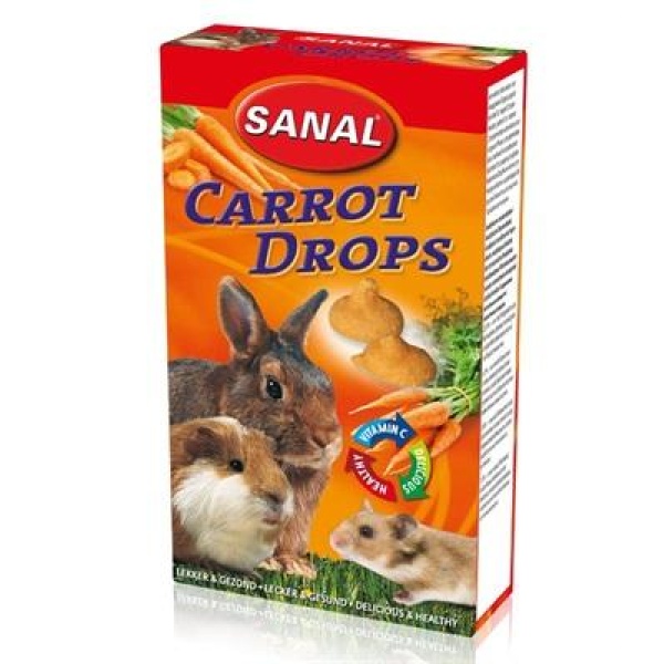 Sanal Gnager Gulrot Drops 45g