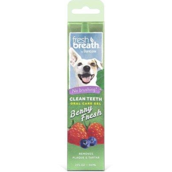 Tropiclean Clean Teeth Oral Care Gel Berry Fresh 5