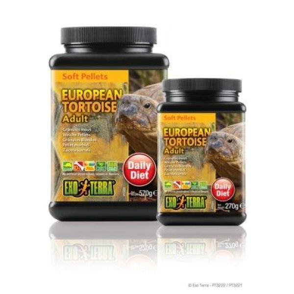 Landskildpaddefôr adult 270Gr Soft Pellets Exoterra