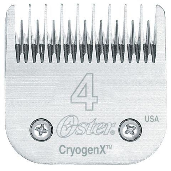 Oster skjær nr. 4 etterlater 9 mm