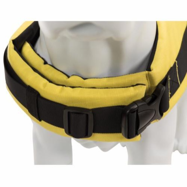 Redningsvest Til Hund, Xs: 28 Cm: 30–50 Cm, Gul/Sort - Bilde 2