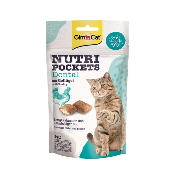 Gimcat Nutri Pockets gobiter katt Dental 60G