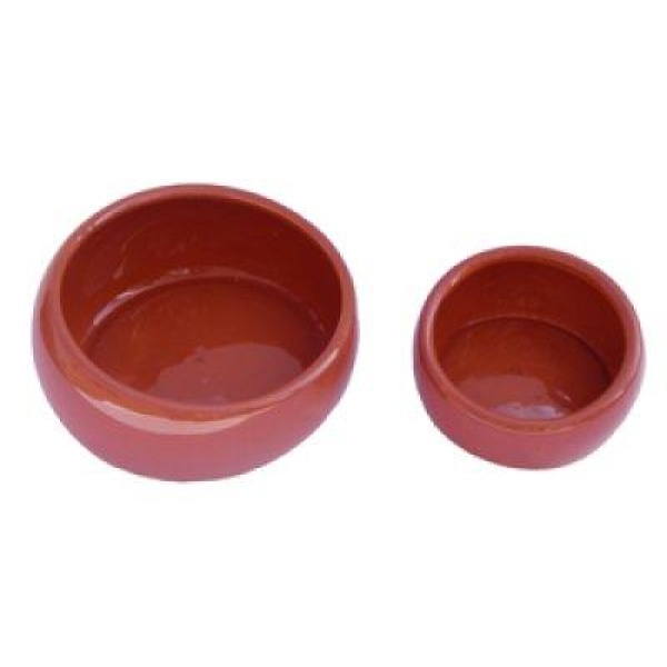 Keramikskål Ergonomisk Terracotta Liten10Cm Øx5Cm 120Ml