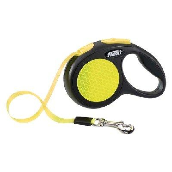 Flexi Neon Tape XS 3 meter Max 12 kg Med reim