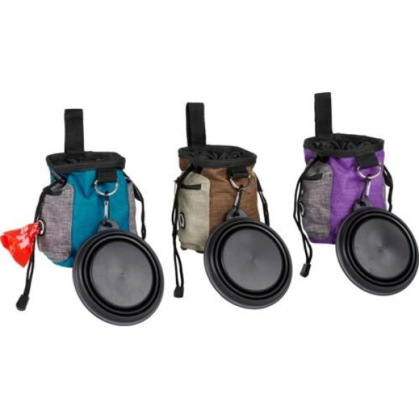 Companion Snack Bag With Folded Travel Bowl - Mix Colour