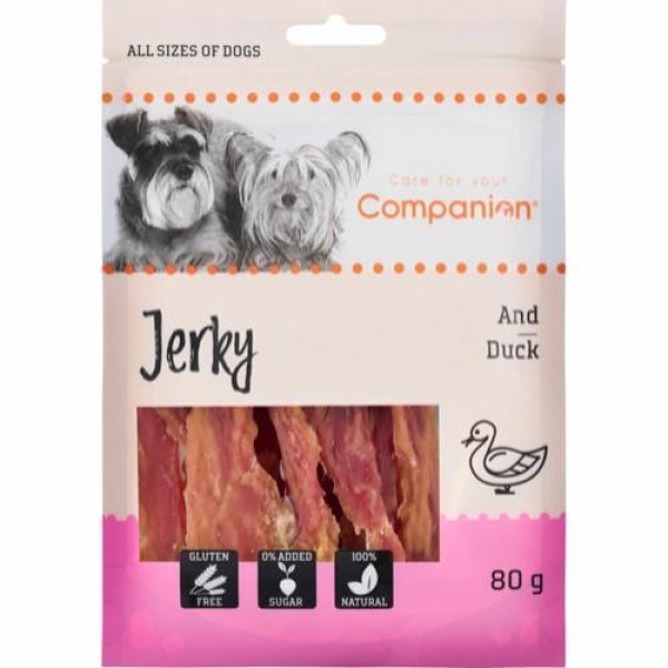 Companion Duck Jerky Stripe, 80G