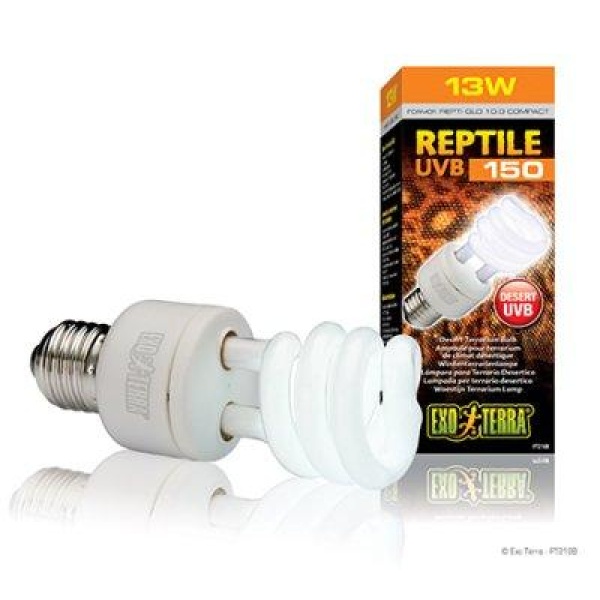 Reptile Uvb 150 Lysrörslampa 13W E27 Exoterra