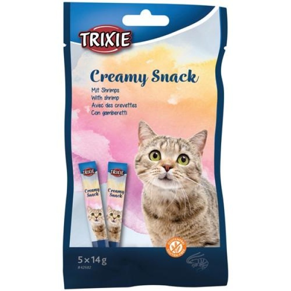 Creamy Snack With Shrimp, 5 × 14 G