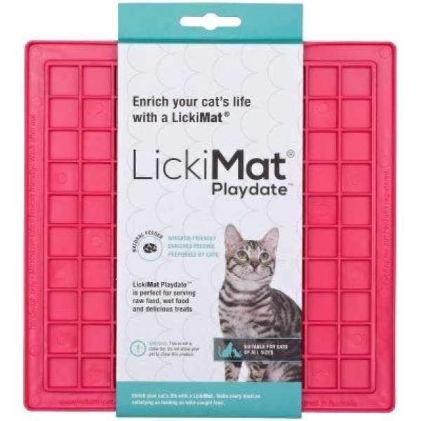 Lickimat Cat Playdate Rosa 20X20Cm