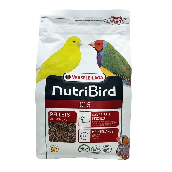 Nutribird C15 Pellets För Kanarie og Fink 1Kg