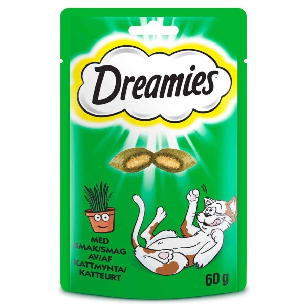 Dreamies Gobiter til katt kattemynte 60 gr