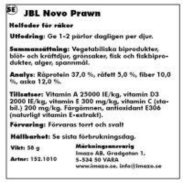 Jbl Novoprawn 100Ml - Bilde 3