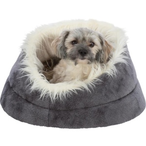 Hundeseng Minou Bed, Round, Ø 60 × 28 Cm, Grey/Light Grey