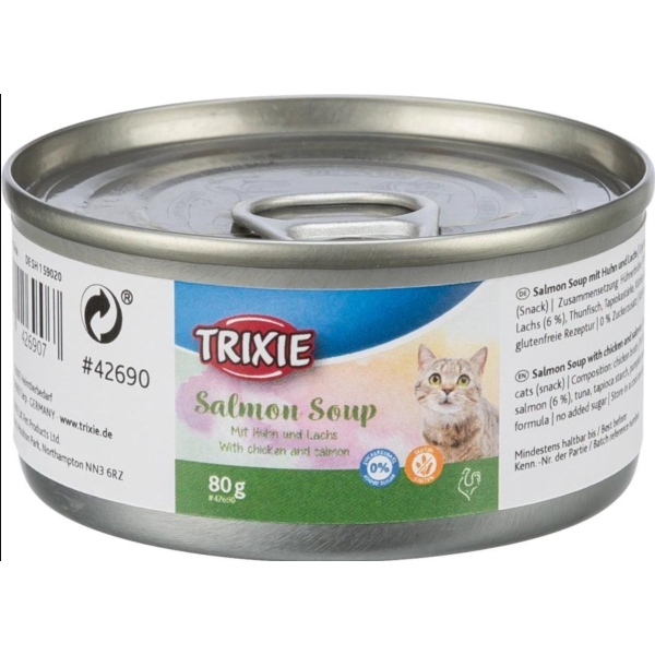 Salmon Soup With Chicken And Salmon, 80 G