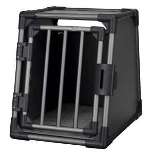 Transportbur Trixie Aluminium Grafittigrå S 48x56x61 cm