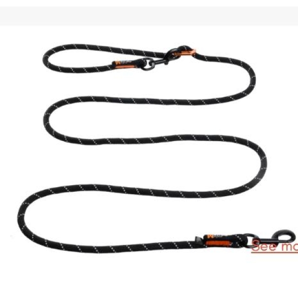 Non-Stop Rock leash adjustable, unisex, black, 2,5m, single