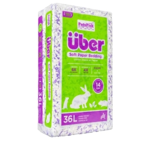 Über 36L Lilla/Hvit m/lavendel duft