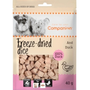 Companion Freeze-Dried Dice - Duck, 40G
