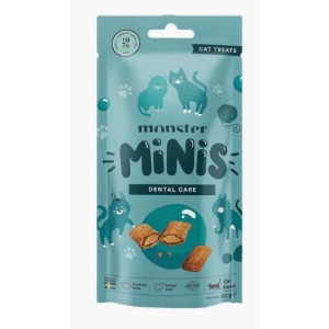 Monster Cat Minis Treats Dental Care 60 G