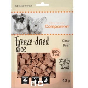 Companion Freeze-Dried Dice - Beef, 40G