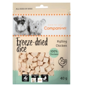 Companion Freeze-Dried Dice - Chicken, 40G